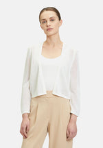 Load image into Gallery viewer, Betty Barclay Cropped Cardigan White
