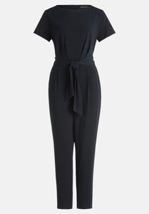 Betty Barclay Belted Jumpsuit Navy