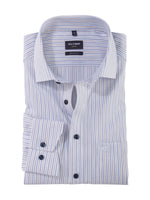 Load image into Gallery viewer, Olymp Modern Fit Business Shirt Multi Thin Stripe
