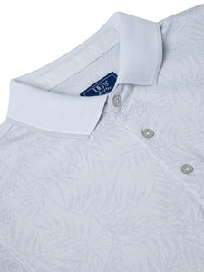 DG's Textured Polo Shirt-SILVER