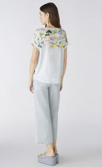 Load image into Gallery viewer, Oui Riviera Print Blouse Blue
