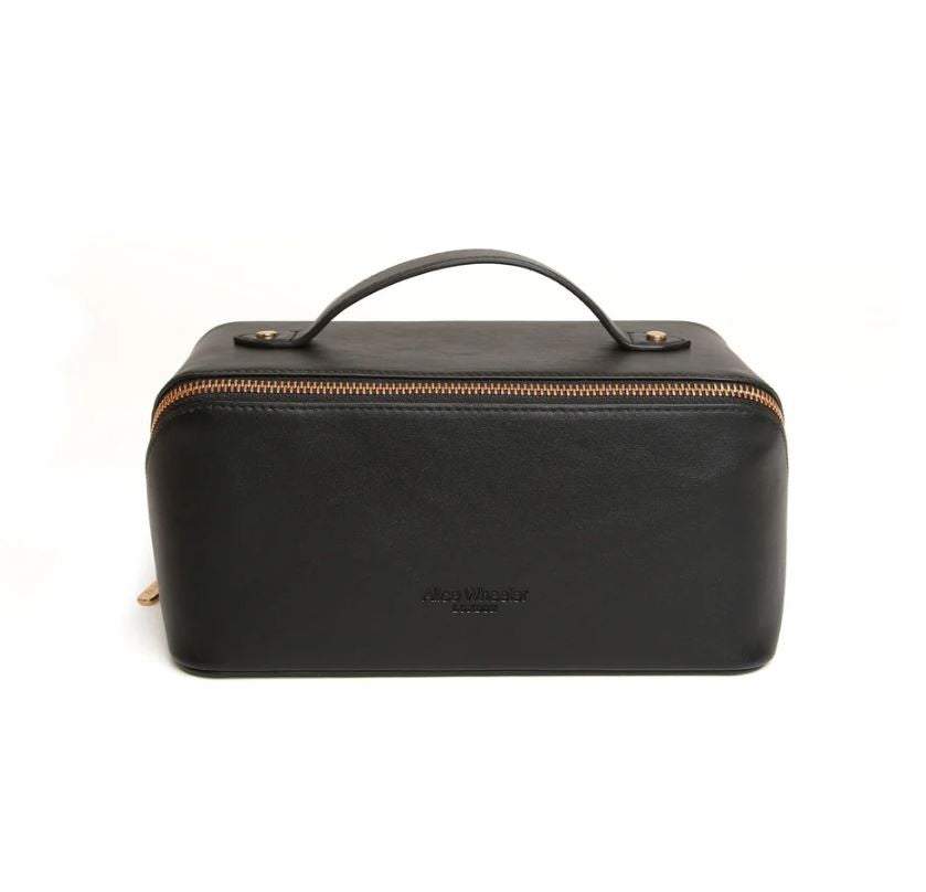 Alice Wheeler Train Case Black