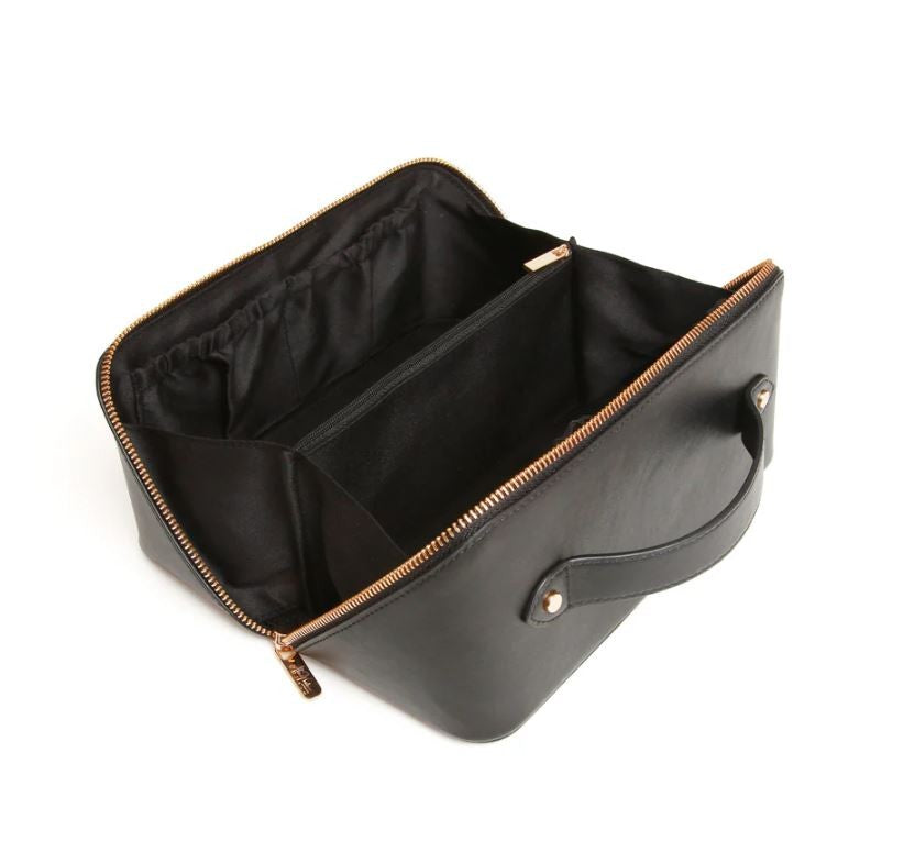 Alice Wheeler Train Case Black