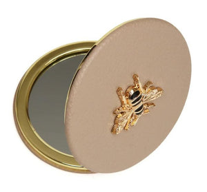 Alice Wheeler Compact Mirror Stone