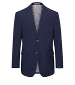 Load image into Gallery viewer, Skopes Navy Harry Textured Jacket Short Length
