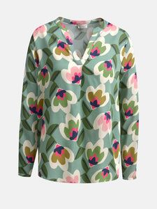 Milano Floral Blouse Sage