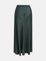 Load image into Gallery viewer, Milano Satin Midi Skirt Forest
