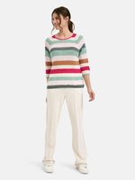 Load image into Gallery viewer, Milano Stripe Soft Jumper Multi
