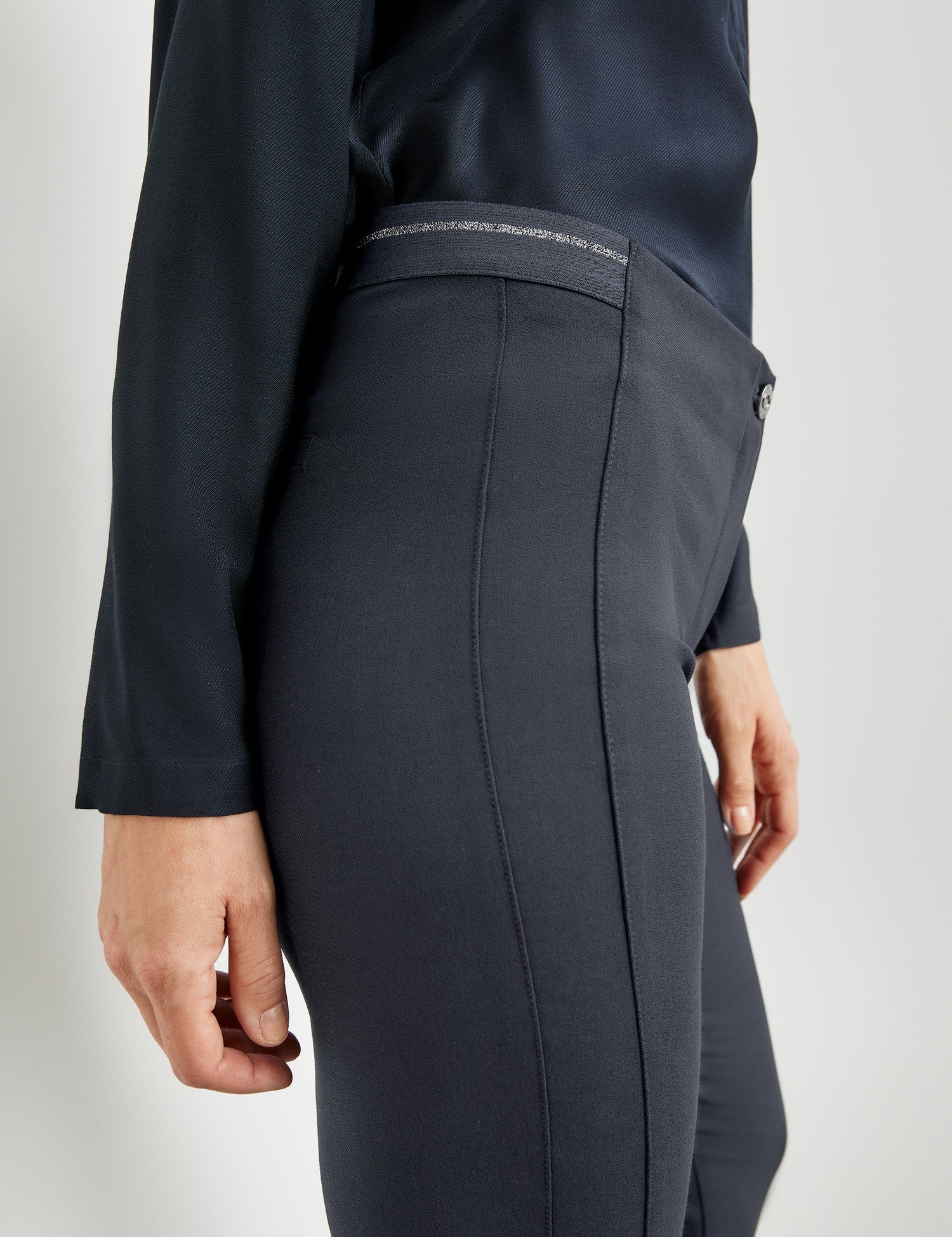 Gerry Weber Slim Crop Trouser Navy