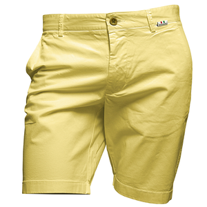 Yellow Twill Shorts