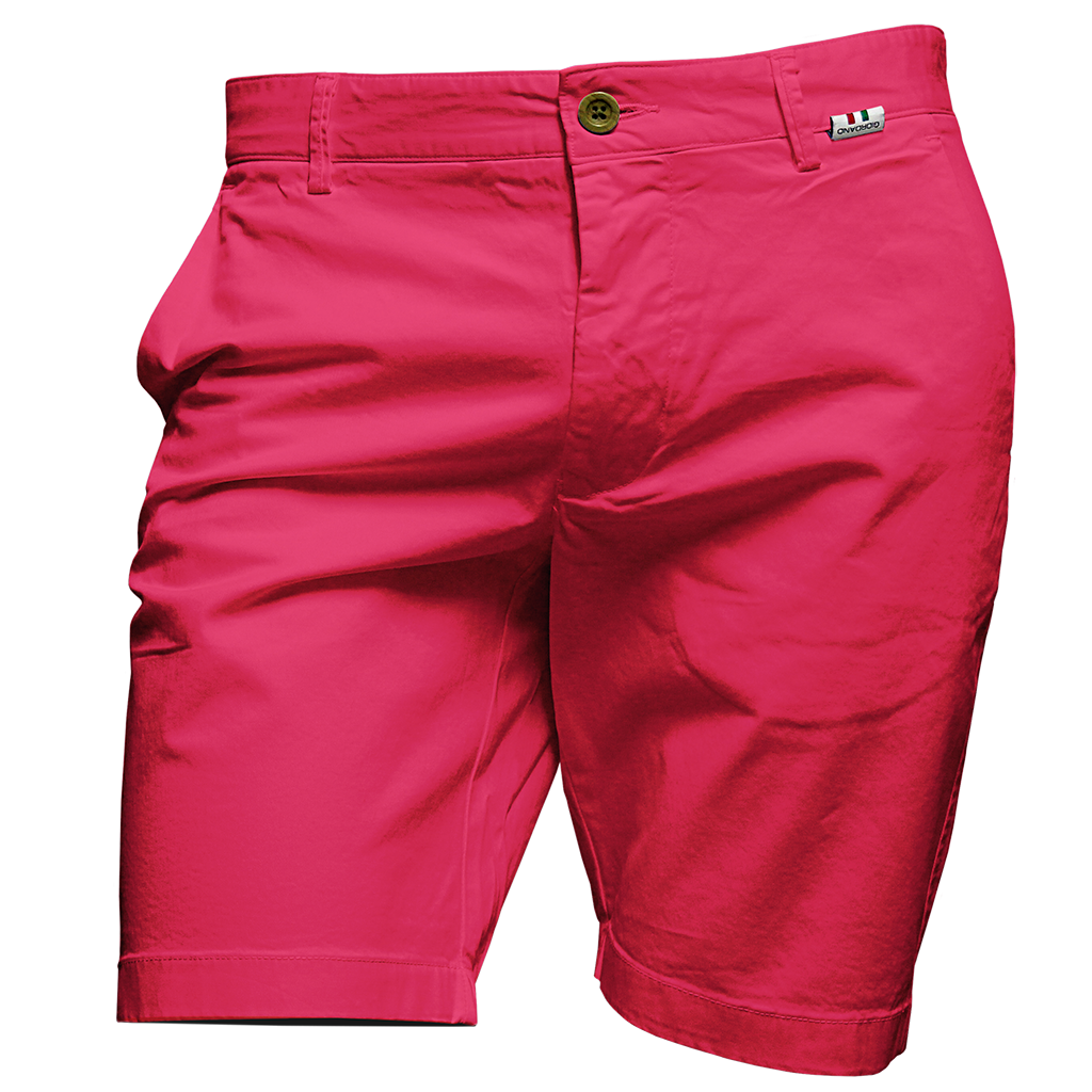 Fuchsia Twill Shorts