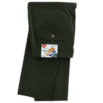 Load image into Gallery viewer, Meyer Luxury Micro Structure Cotton Trouser Green Short Leg
