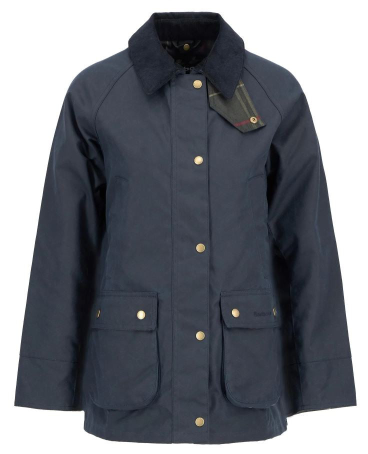 Barbour Acorn Waxed Jacket Navy