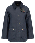 Load image into Gallery viewer, Barbour Acorn Waxed Jacket Navy
