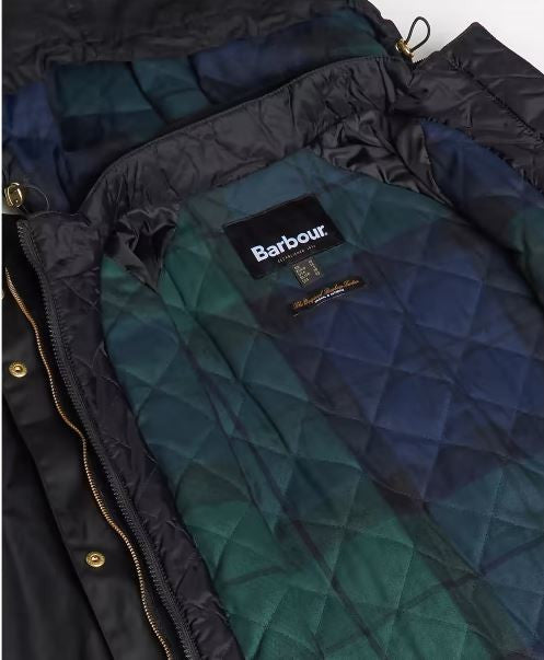 Barbour Cannich Waxed Jacket Black