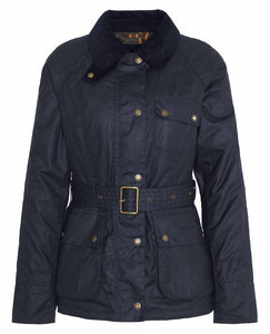 Barbour Solway Waxed Jacket Navy