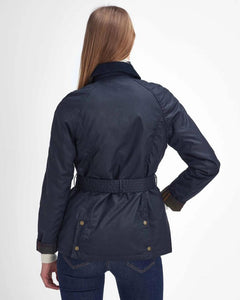 Barbour Solway Waxed Jacket Navy