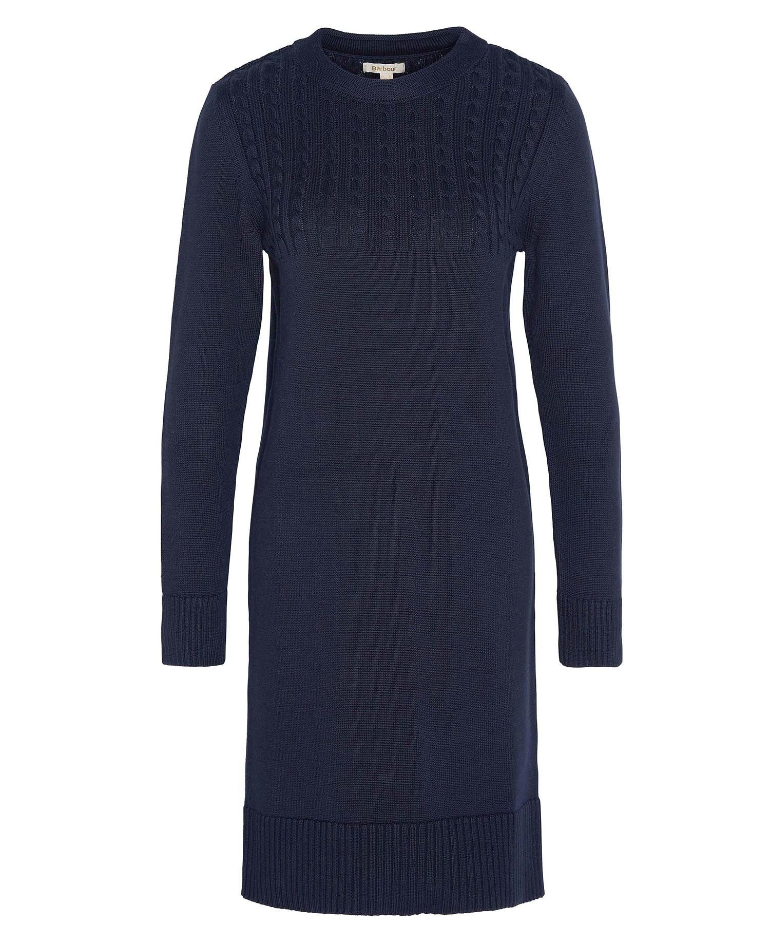 Barbour Guernsey Knitted Dress Navy