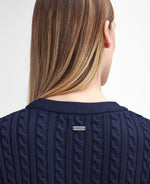 Load image into Gallery viewer, Barbour Guernsey Knitted Dress Navy
