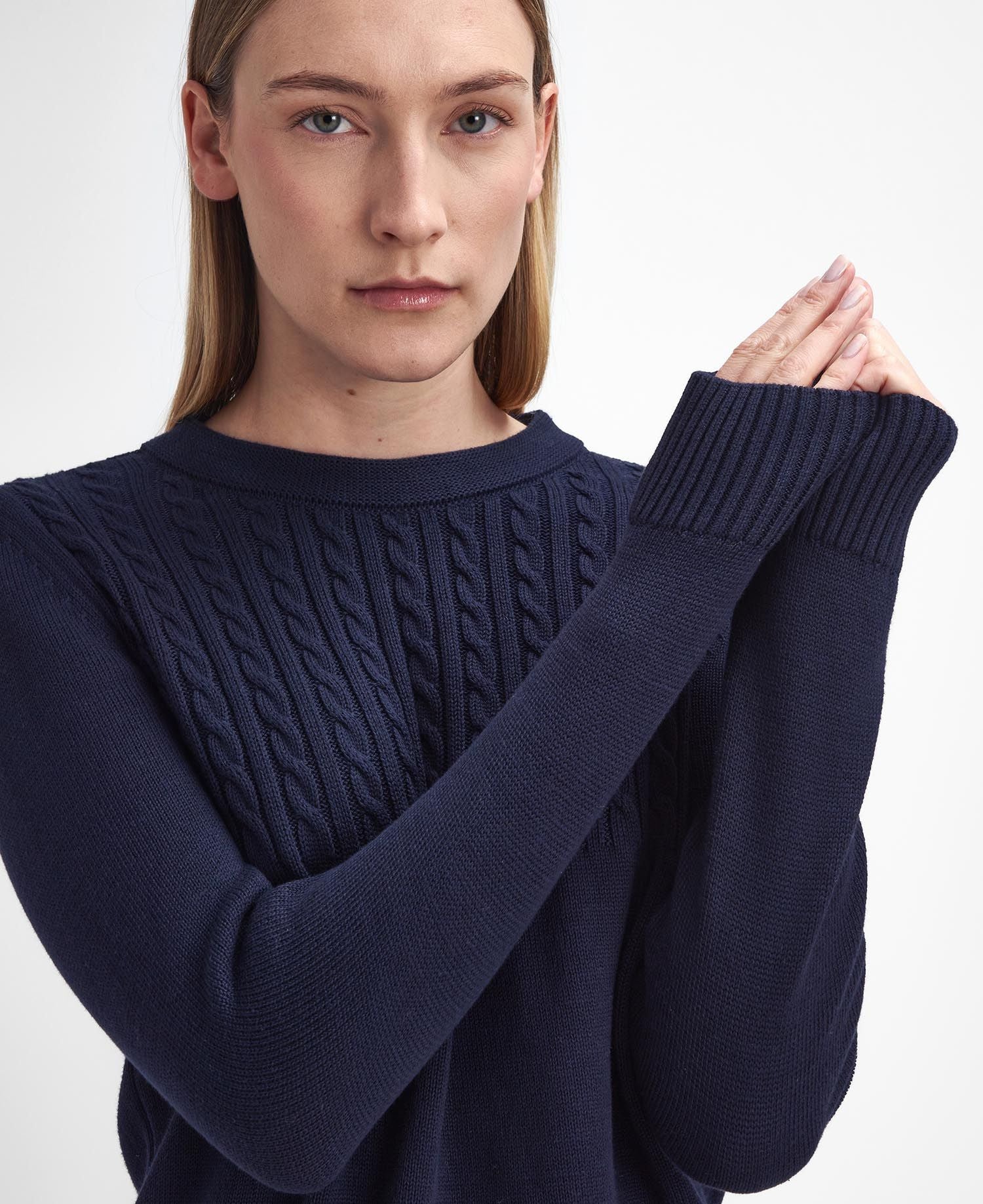 Barbour Guernsey Knitted Dress Navy