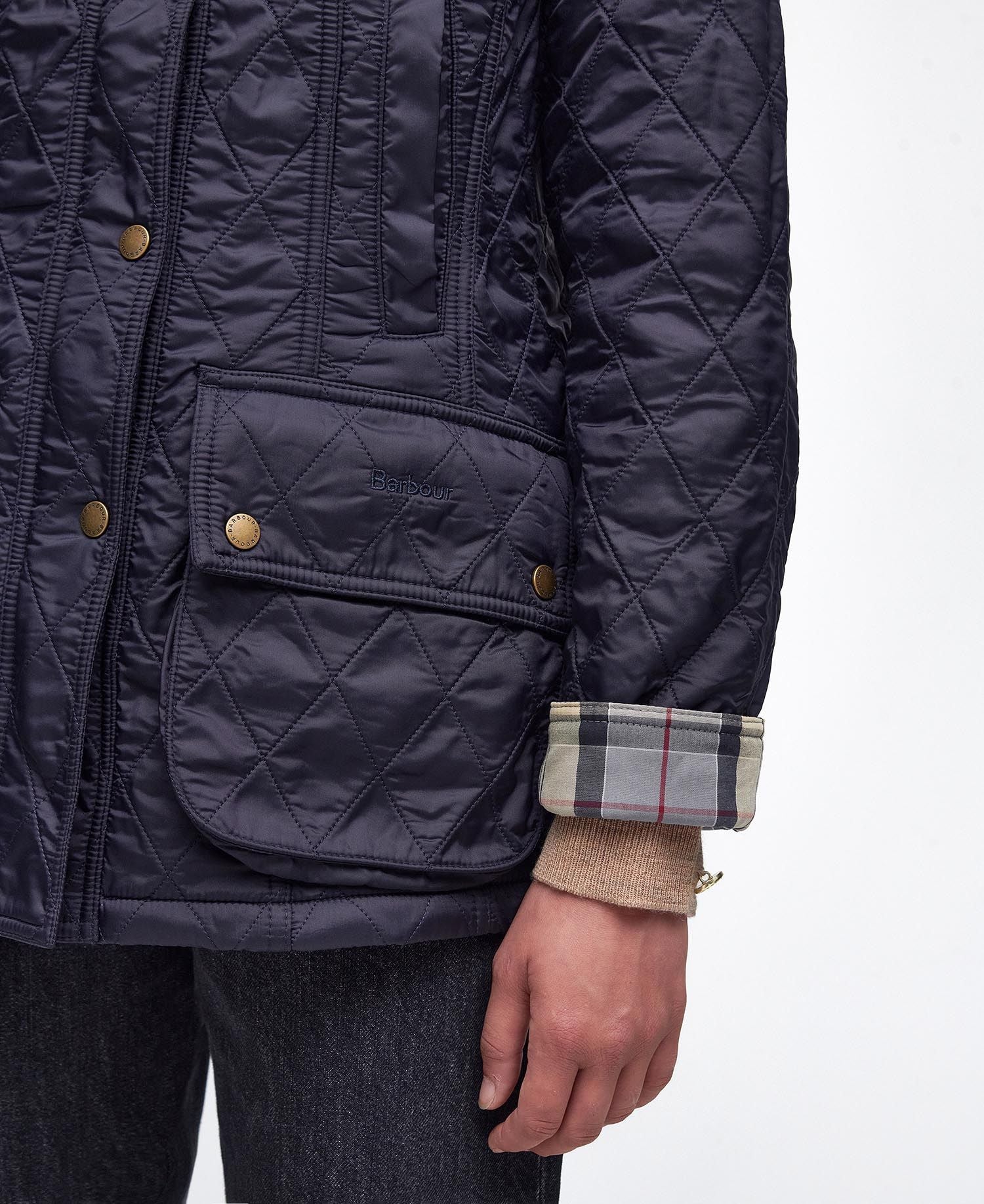 Barbour Beadnell Polarquilt Navy