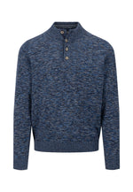 Load image into Gallery viewer, Fynch Hatton Button Through Sweater Navy
