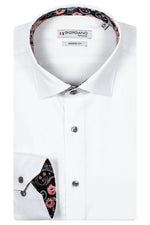 Load image into Gallery viewer, Giordano Modern Fit Fine Twill Shirt White
