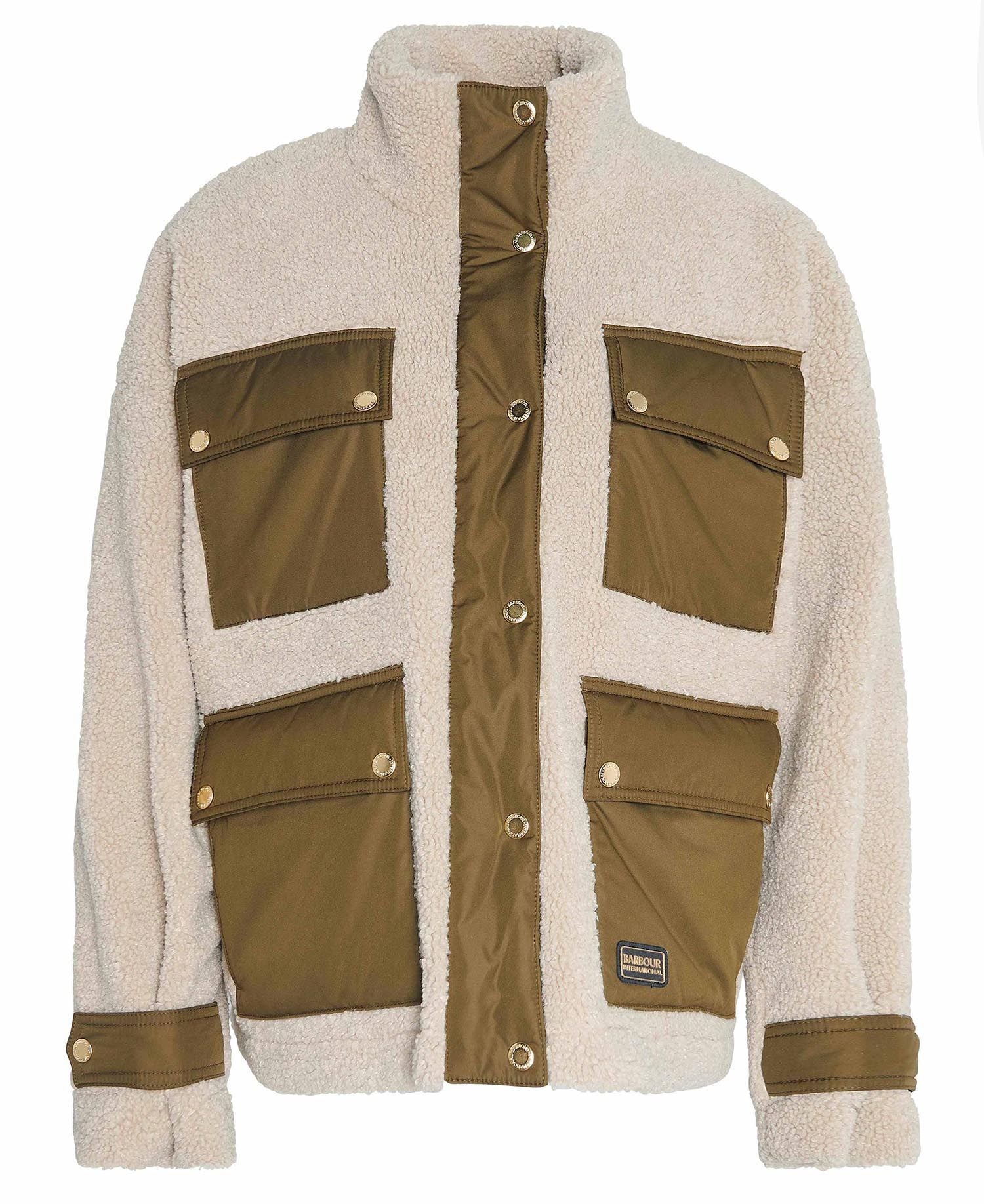 Barbour International Thornton Fleece Stone