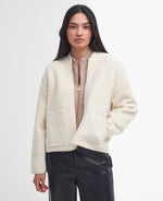 Load image into Gallery viewer, Barbour International Serova Fleece Jacket Stone
