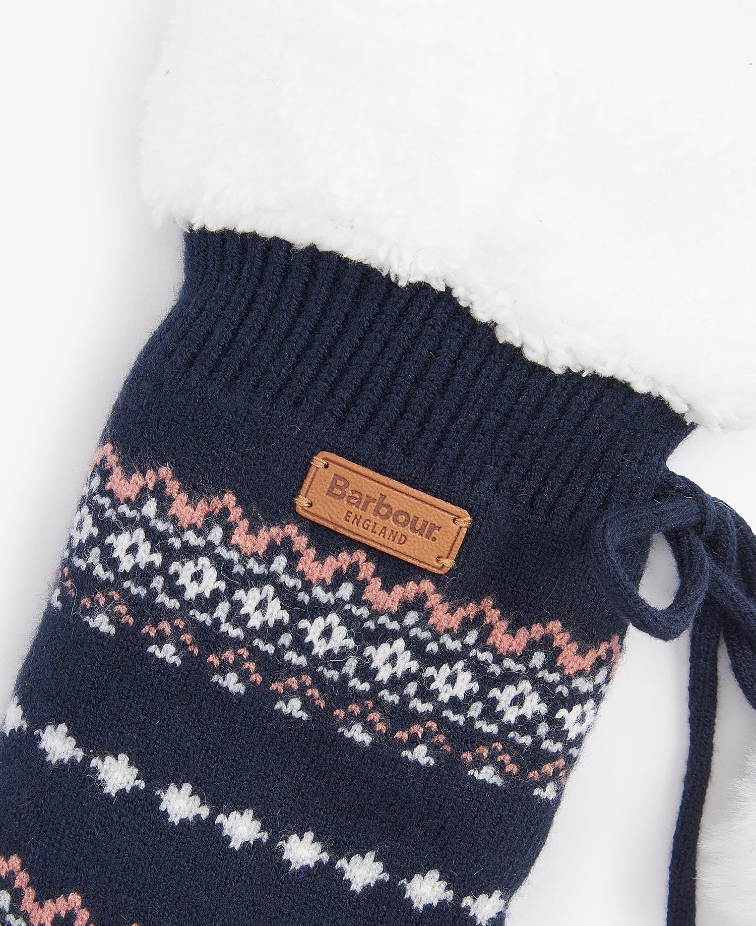 Barbour Fairisle Lounge Socks Pink