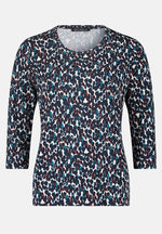 Load image into Gallery viewer, Betty Barclay Printed Jersey Blue
