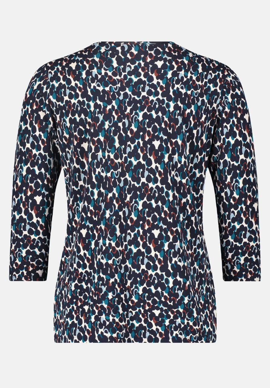 Betty Barclay Printed Jersey Blue