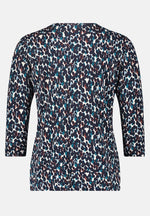 Load image into Gallery viewer, Betty Barclay Printed Jersey Blue
