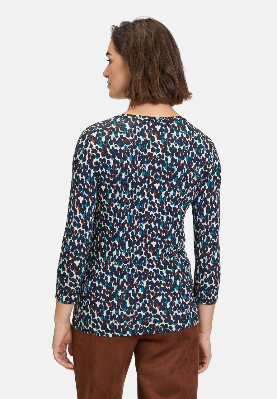 Betty Barclay Printed Jersey Blue