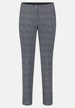 Load image into Gallery viewer, Betty Barclay Checked Trousers Grey
