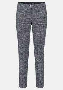 Betty Barclay Checked Trousers Grey