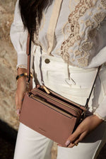 Load image into Gallery viewer, Luella Grey Ivy Crossbody Rose
