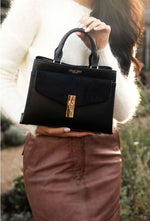 Load image into Gallery viewer, Luella Grey Kirstie Crossbody Tote Black
