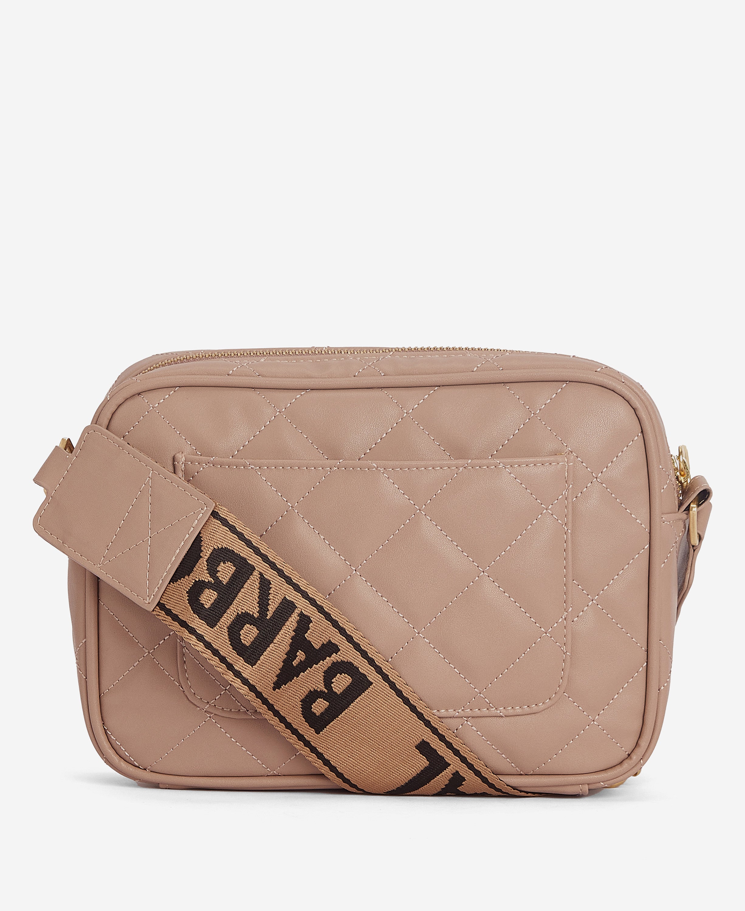 Barbour International Sloane Quilted Bag Camel