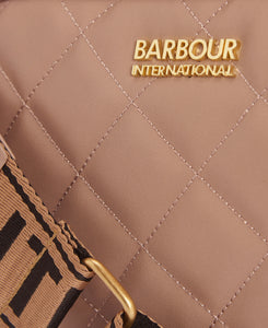 Barbour International Sloane Quilted Bag Camel