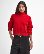 Load image into Gallery viewer, Barbour International Milla Jumper Scarlet
