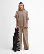 Load image into Gallery viewer, Barbour International Roberta Roll Neck Stone
