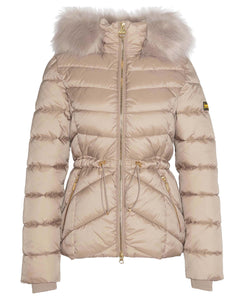 Barbour Island Quilted Jacket Beige