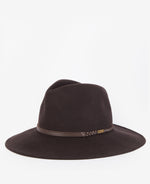 Load image into Gallery viewer, Barbour Track Fedora Chocolate
