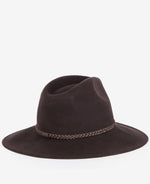 Load image into Gallery viewer, Barbour Track Fedora Chocolate
