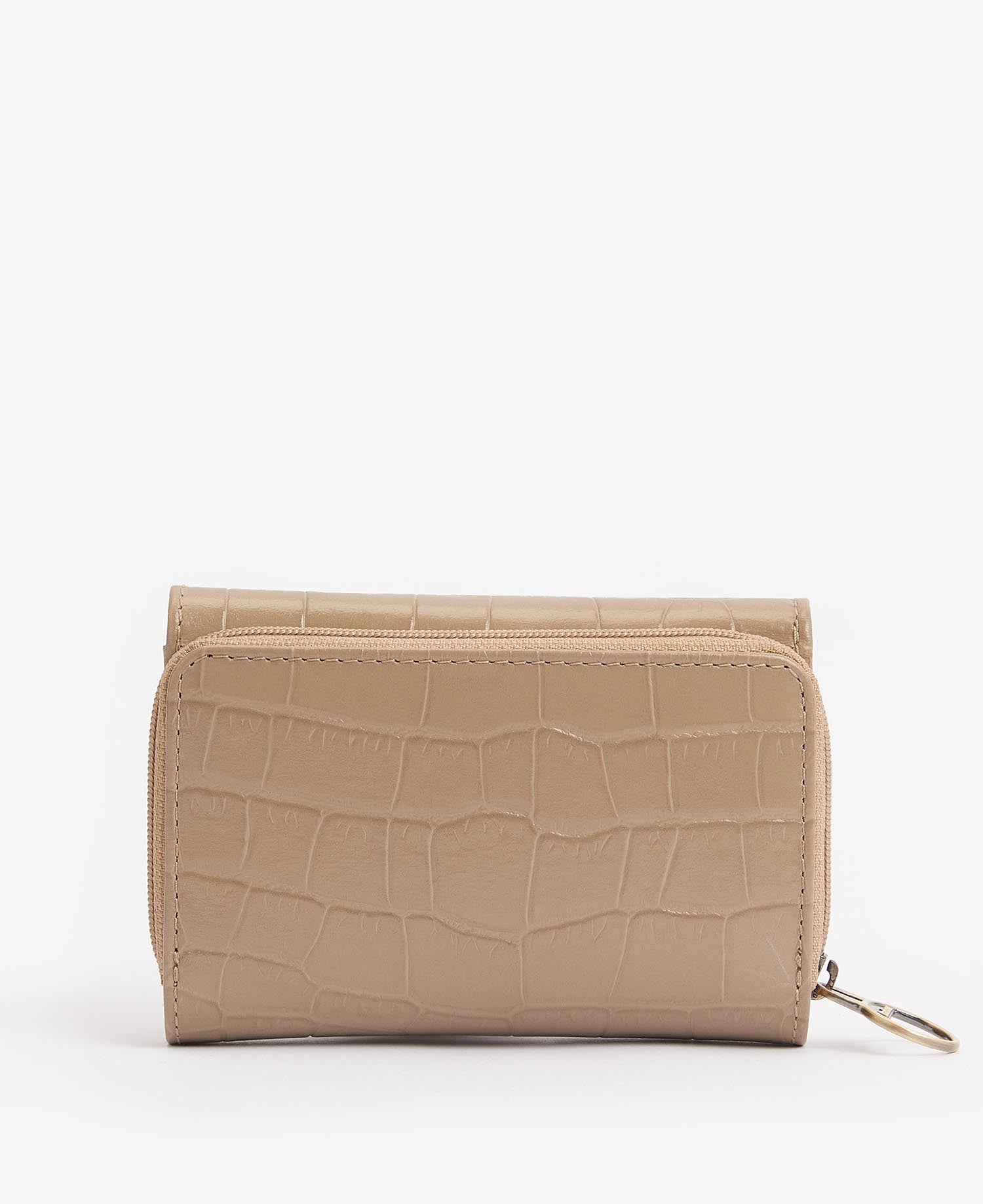 Barbour Faux Croc Purse Honey