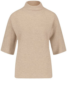 Gerry Weber Short Sleeve Jumper Cream