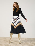 Load image into Gallery viewer, Taifun Long Woven Skirt Multi
