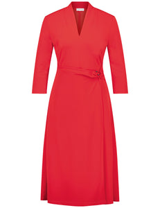 Gerry Weber Wrap Over Dress Red