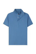 Load image into Gallery viewer, Eden Park Stretch Cotton Polo Shirt Blue
